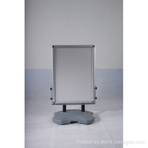 Aluminium double side with water base poster board